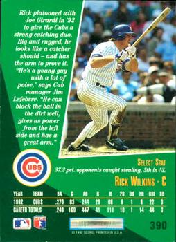 Rick Wilkins  baseball card collectible - Main Image 2