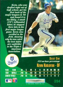 Kevin Koslofski  baseball card collectible - Main Image 2