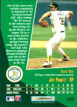 Jeff Parrett  baseball card collectible - Main Image 2