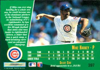 Mike Harkey  baseball card collectible - Main Image 2
