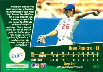 Henry Rodriguez  baseball card collectible - Main Image 2