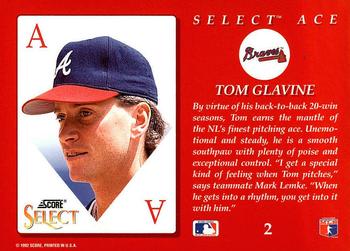 Tom Glavine  baseball card collectible - Main Image 2