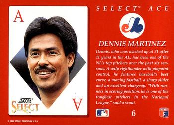 Dennis Martinez  baseball card collectible - Main Image 2