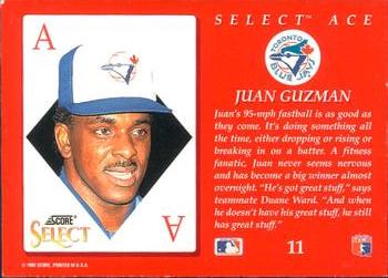 Juan Guzman  baseball card collectible - Main Image 2
