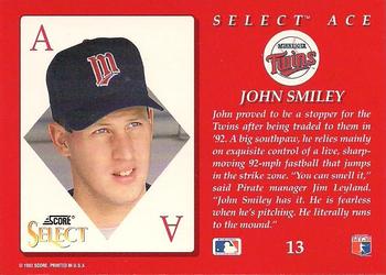 John Smiley  baseball card collectible - Main Image 2