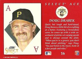 Doug Drabek  baseball card collectible - Main Image 2