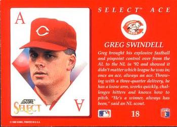 Greg Swindell  baseball card collectible - Main Image 2