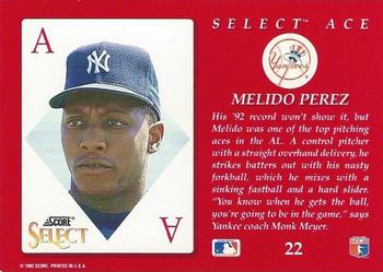 Melido Perez  baseball card collectible - Main Image 2