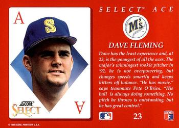 Dave Fleming  baseball card collectible - Main Image 2