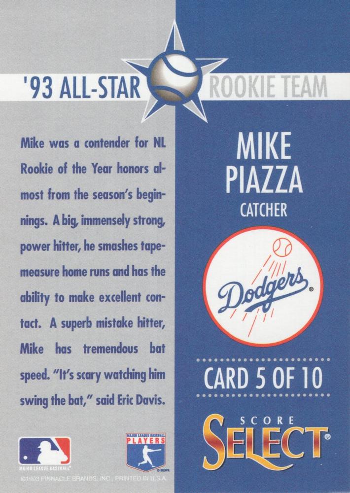 Mike Piazza  baseball card collectible - Main Image 2