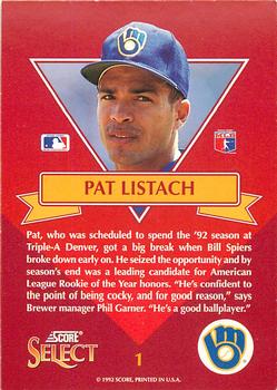 Pat Listach  baseball card collectible - Main Image 2