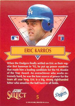 Eric Karros  baseball card collectible - Main Image 2