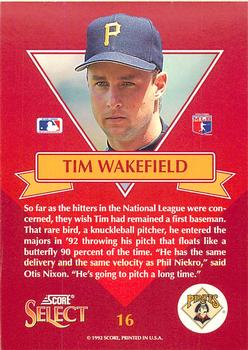 Tim Wakefield  baseball card collectible - Main Image 2