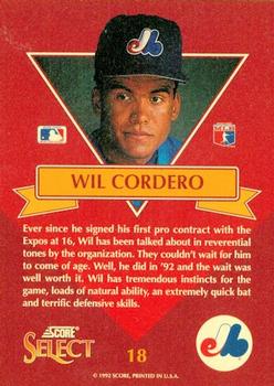Wil Cordero  baseball card collectible - Main Image 2