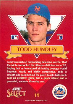 Todd Hundley  baseball card collectible - Main Image 2