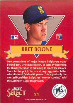 Bret Boone  baseball card collectible - Main Image 2