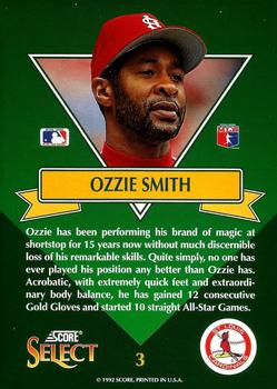 Ozzie Smith  baseball card collectible - Main Image 2
