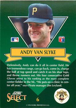 Andy Van Slyke  baseball card collectible - Main Image 2