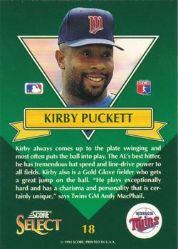 Kirby Puckett  baseball card collectible - Main Image 2