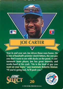 Joe Carter  baseball card collectible - Main Image 2