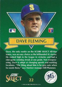 Dave Fleming  baseball card collectible - Main Image 2