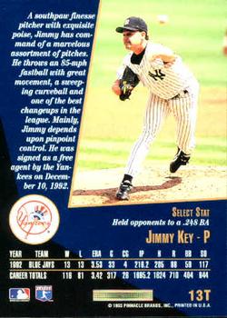 Jimmy Key  baseball card collectible - Main Image 2