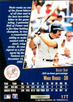 Wade Boggs  baseball card collectible - Main Image 2