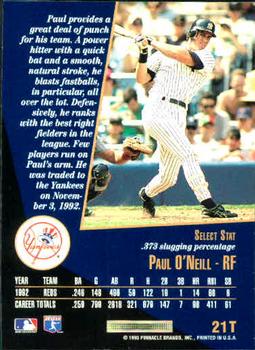 Paul O’Neill  baseball card collectible - Main Image 2
