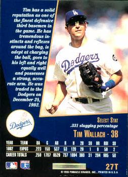 Tim Wallach  baseball card collectible - Main Image 2