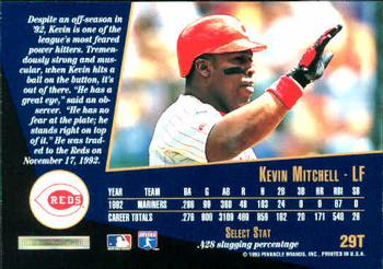 Kevin Mitchell  baseball card collectible - Main Image 2