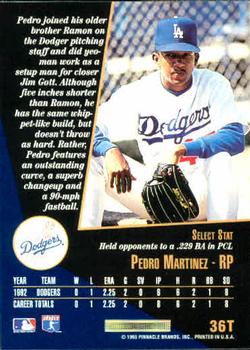 Pedro Martinez  baseball card collectible - Main Image 2