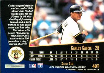 Carlos Garcia  baseball card collectible - Main Image 2