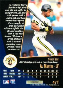 Al Martin  baseball card collectible - Main Image 2