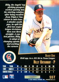 Hilly Hathaway  baseball card collectible - Main Image 2