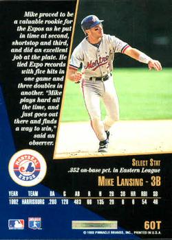 Mike Lansing  baseball card collectible - Main Image 2