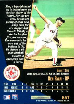 Ken Ryan  baseball card collectible - Main Image 2