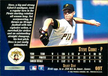 Steve Cooke  baseball card collectible - Main Image 2