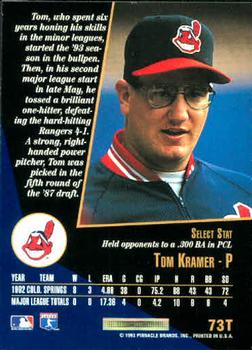 Tom Kramer  baseball card collectible - Main Image 2