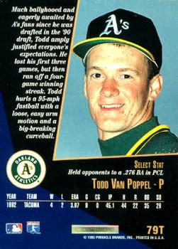 Todd Van Poppel  baseball card collectible - Main Image 2