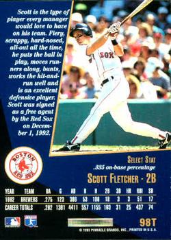 Scott Fletcher  baseball card collectible - Main Image 2