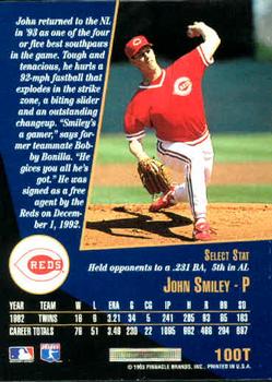 John Smiley  baseball card collectible - Main Image 2