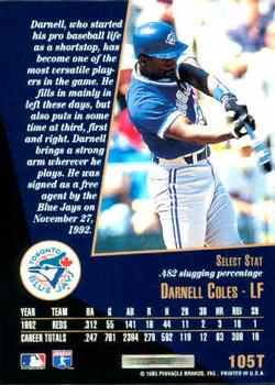 Darnell Coles  baseball card collectible - Main Image 2