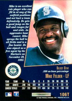 Mike Felder  baseball card collectible - Main Image 2