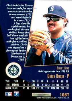 Chris Bosio  baseball card collectible - Main Image 2