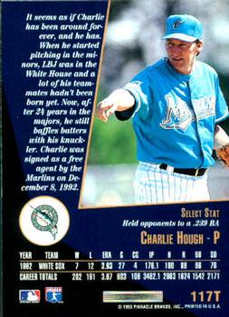 Charlie Hough  baseball card collectible - Main Image 2