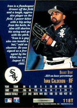 Ivan Calderon  baseball card collectible - Main Image 2