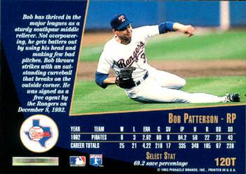 Bob Patterson  baseball card collectible - Main Image 2