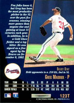 Greg Maddux  baseball card collectible - Main Image 2