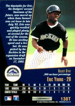 Eric Young  baseball card collectible - Main Image 2