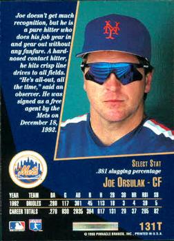 Joe Orsulak  baseball card collectible - Main Image 2